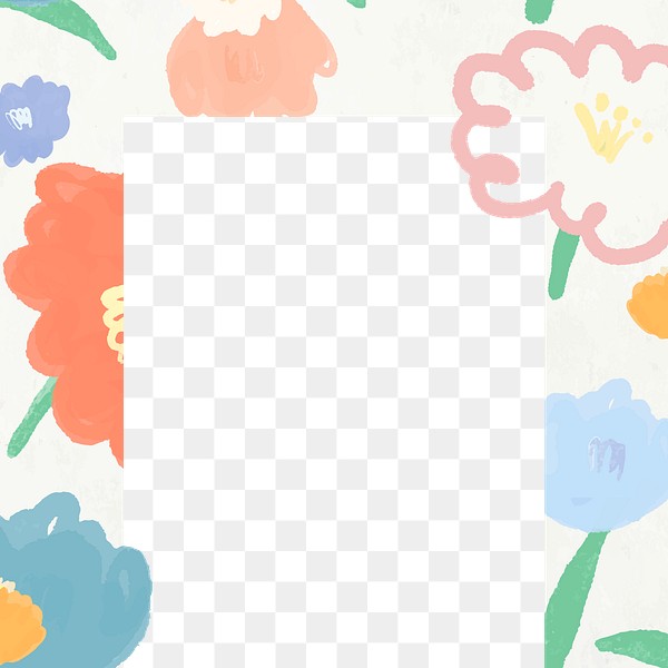 Blooming flower frame png floral | Premium PNG - rawpixel