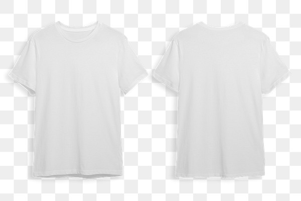 White t-shirts mockup png transparent | Premium PNG Sticker - rawpixel