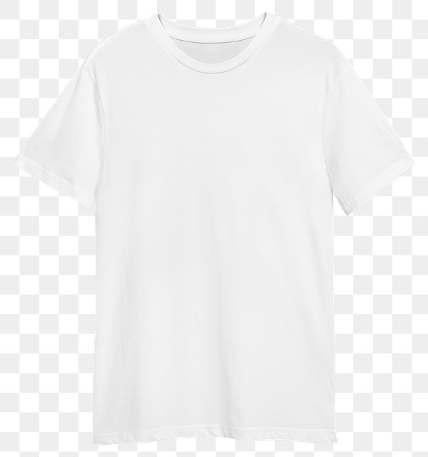 White tee png mockup transparent | Premium PNG Sticker - rawpixel