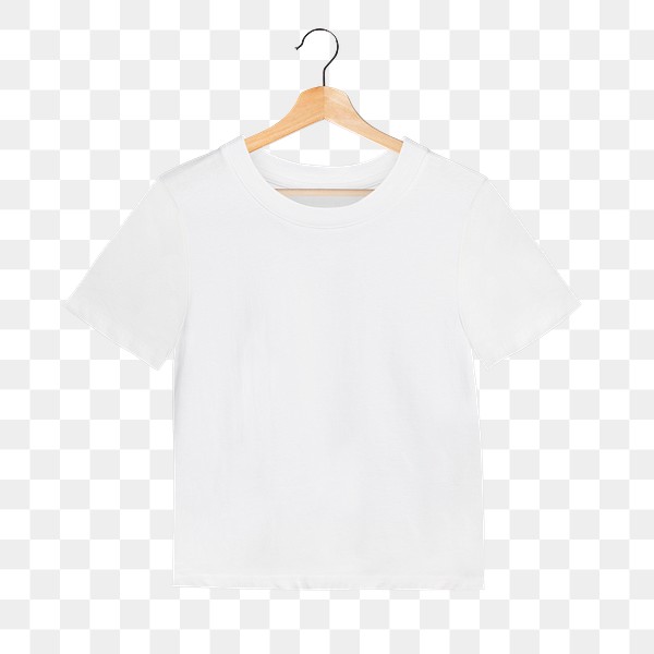 PNG white t-shirt mockup wooden | Premium PNG Sticker - rawpixel