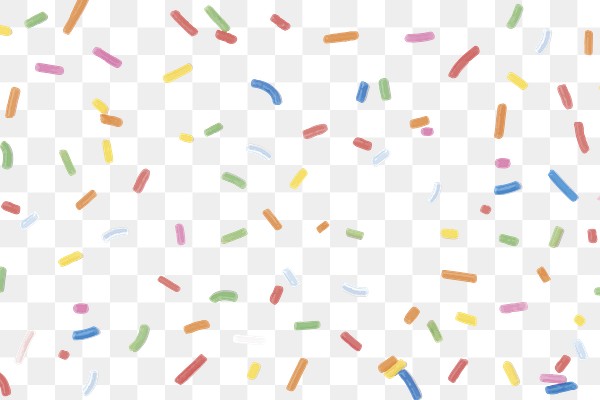 Confetti sprinkle pattern png transparent | Premium PNG - rawpixel