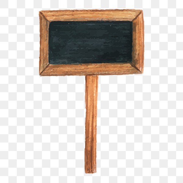 Hand drawn chalkboard plant label Premium PNG Sticker rawpixel