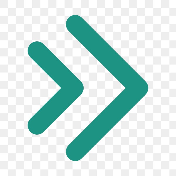 Double arrow png icon, green | Premium Icons Sticker - rawpixel