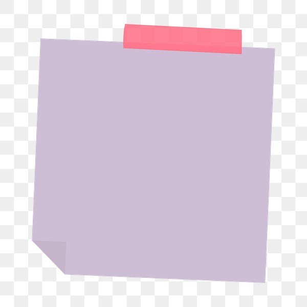 Pastel purple notepaper journal sticker | Premium PNG Sticker - rawpixel