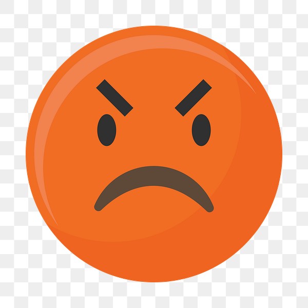 Angry face emoticon symbol transparent | Free PNG Sticker - rawpixel