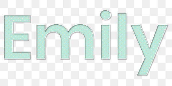 Png name Emily word art | Premium PNG Sticker - rawpixel