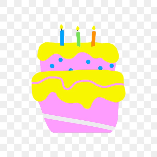 Birthday cake transparent png | Premium PNG Sticker - rawpixel