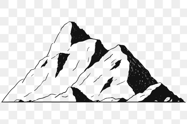 Mountain shape logo transparent png | Premium PNG Sticker - rawpixel