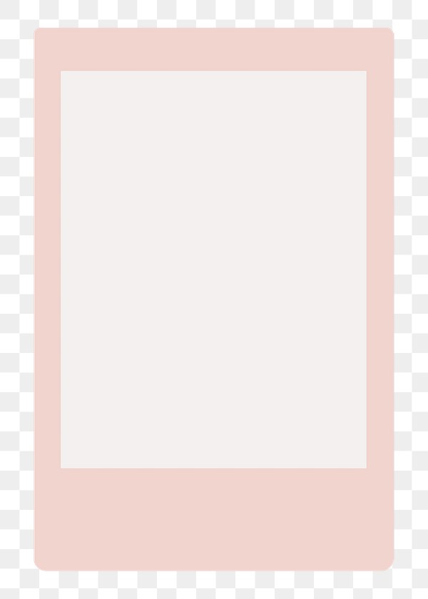 Pastel pink instant photo frame | Premium PNG - rawpixel