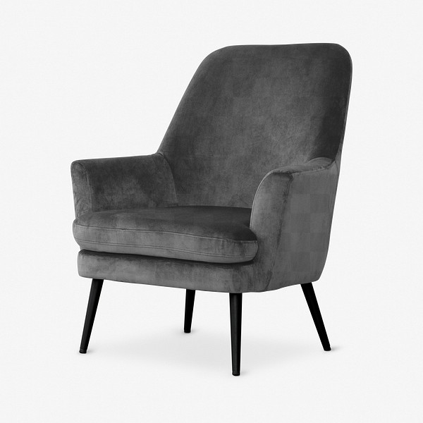 Velvet chair png mockup modern | Premium PNG - rawpixel