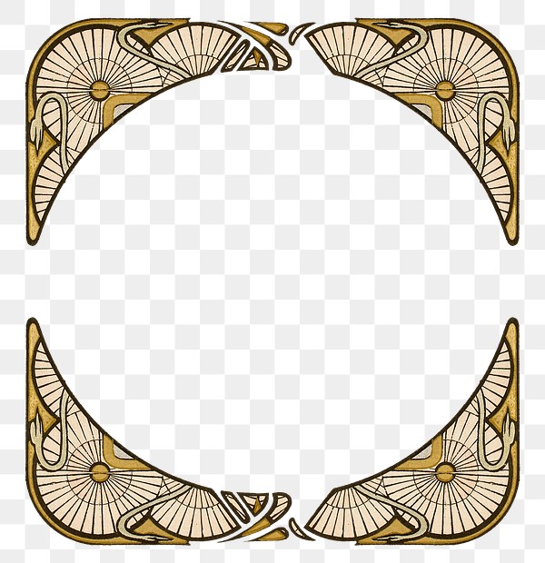 art nouveau pattern png element remixed from the artworks of alphonse royalty free stock transparent png 2699894 rawpixel