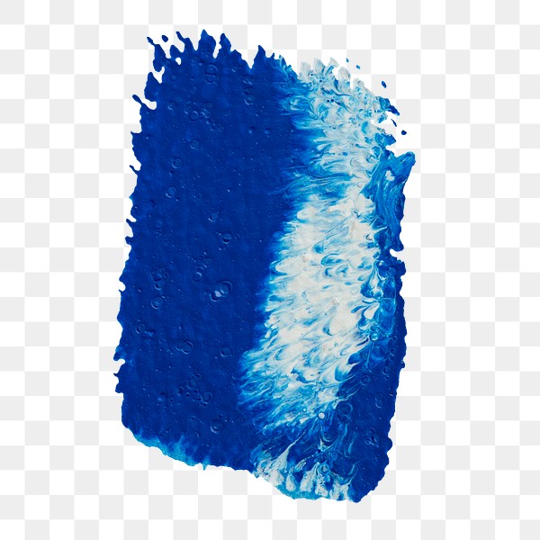 blue paint brush stroke free transparent png 583595