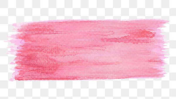 Pink watercolor art png