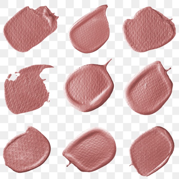 Pink Oil Paint Texture Set Png Royalty Free Stock Transparent Png