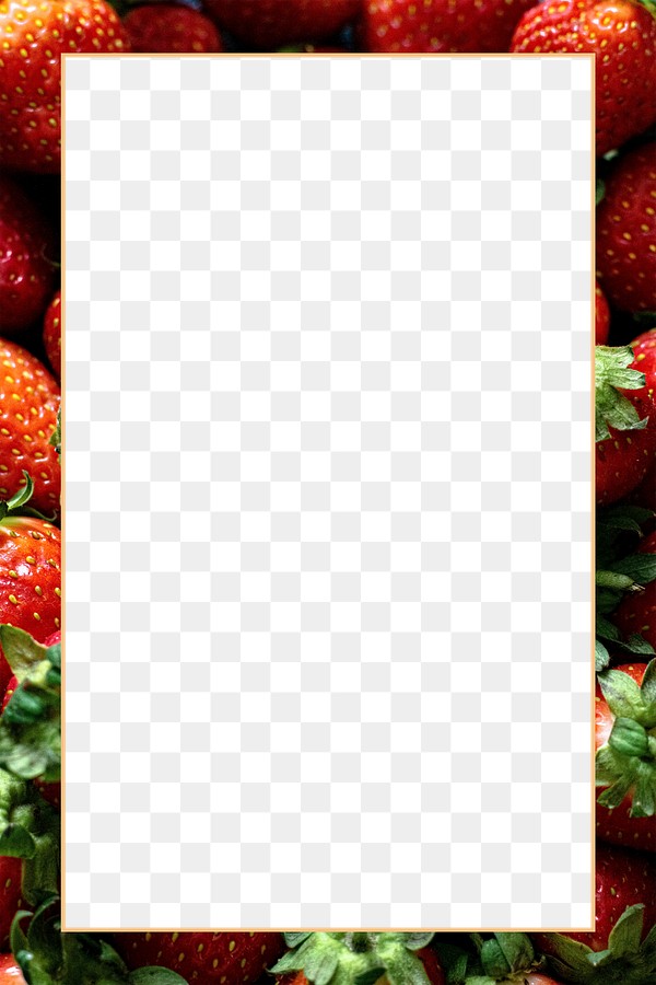 strawberry png transparent frame background free transparent png 2601350 rawpixel