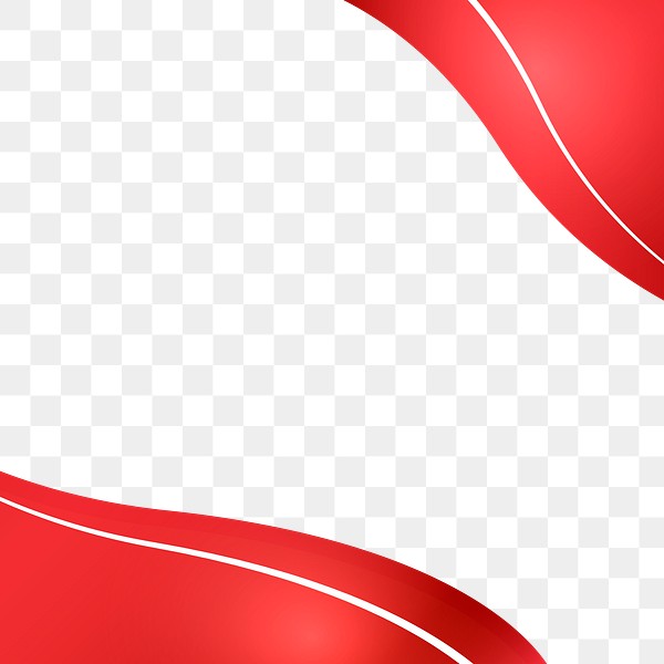 red curved border design element free transparent png 2335024 red curved border design element free