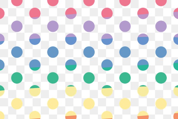 Png Polka Dot Colorful Artsy Wallpaper Royalty Free Stock Transparent Png