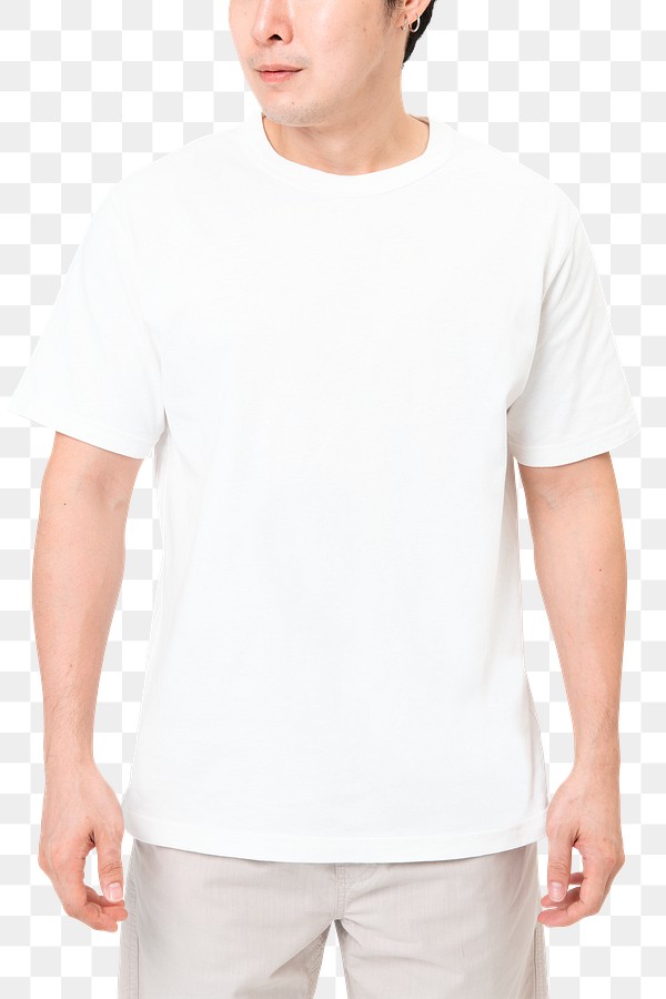 Download Free royalty image about Png man mockup in white t-shirt ...