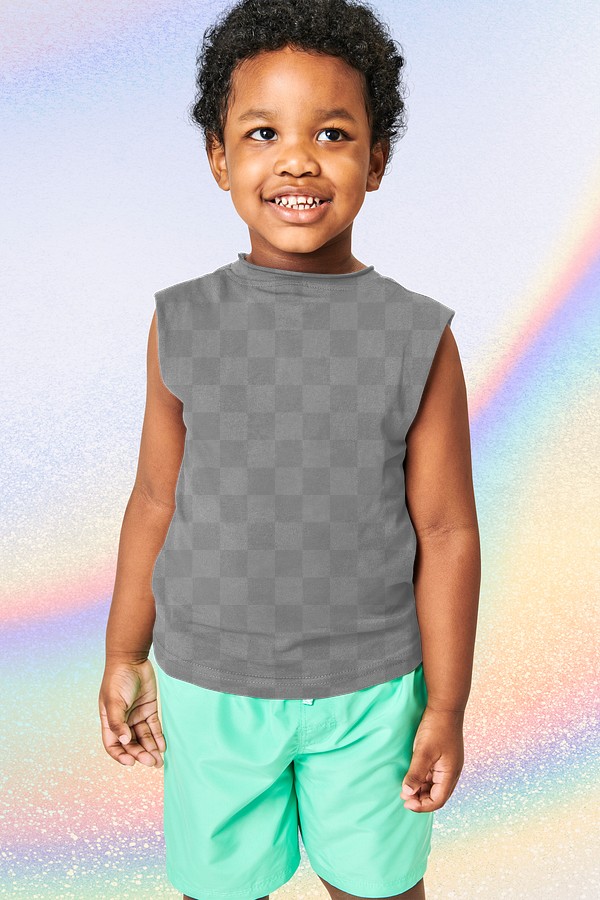 sleeveless mockup png on child model royalty free stock transparent png 2686239 download premium png of sleeveless mockup png on child model 2686239