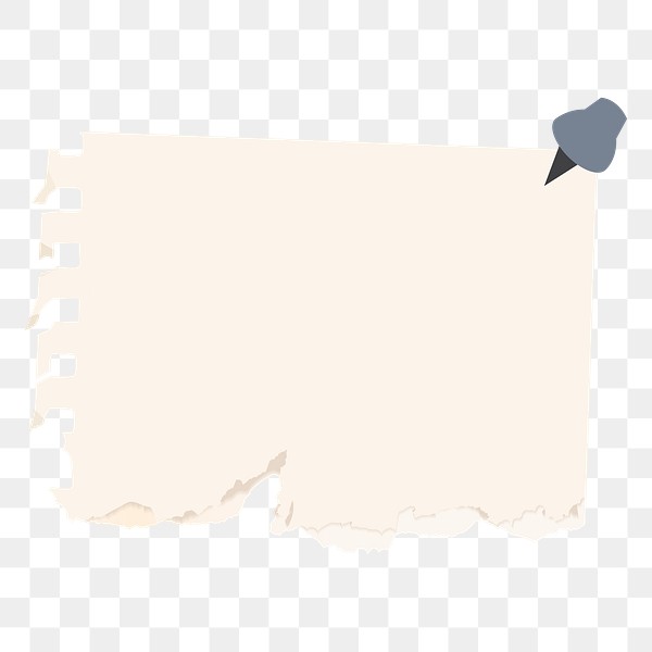 blank beige paper note royalty free stock transparent png 1233250 download premium png of blank ripped paper set with a pin on transparent