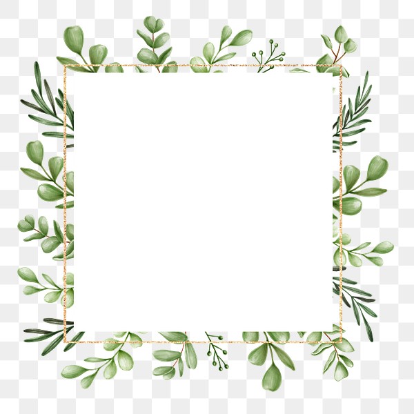 botanical leaf frame png royalty free stock transparent png 2032804 download premium png of green floral frame transparent png 2032804