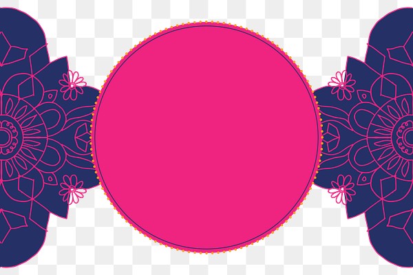 Diwali Festival Rangoli Indian Frame Png Free Transparent Png 2653244