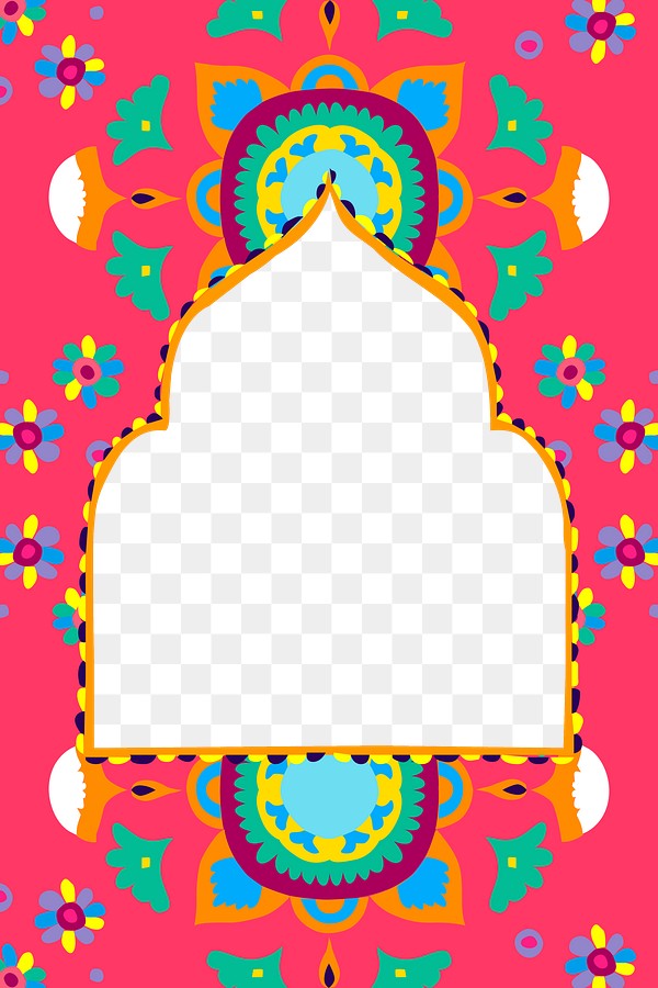 Diwali Festival Rangoli Indian Frame Png Free Transparent Png 2653280