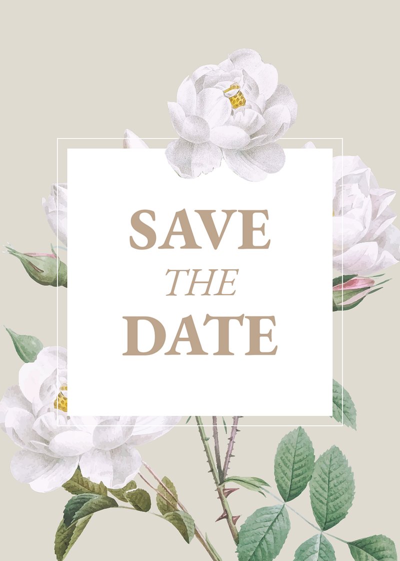 RSVP invitation card template, editable | Premium Editable Template