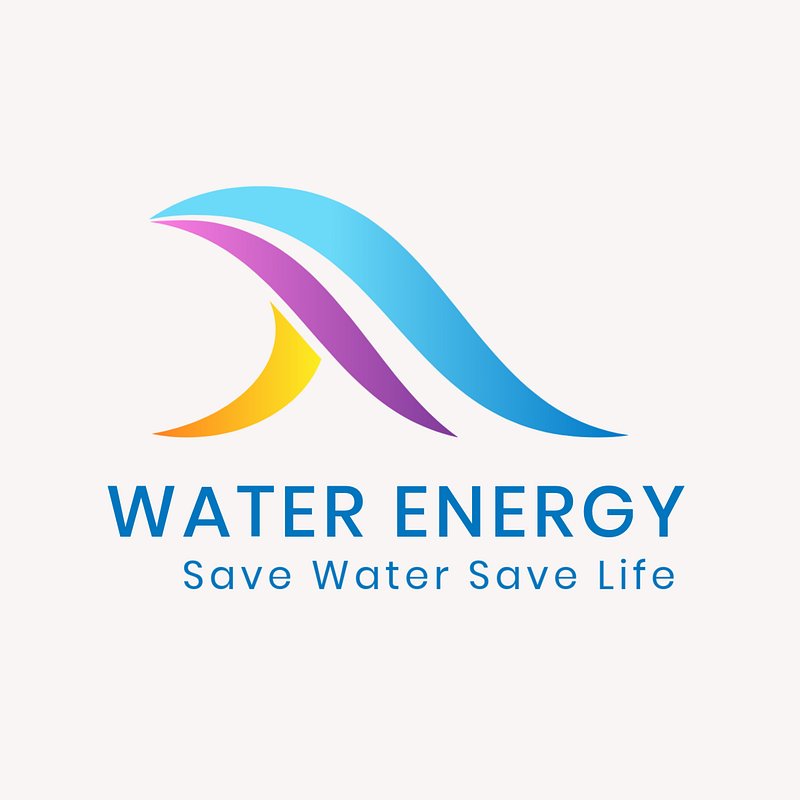 Water energy logo template, environmental | Free Logo Maker - rawpixel