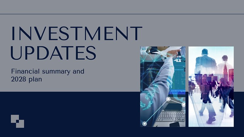 Investment presentation finance template, editable | Premium Editable