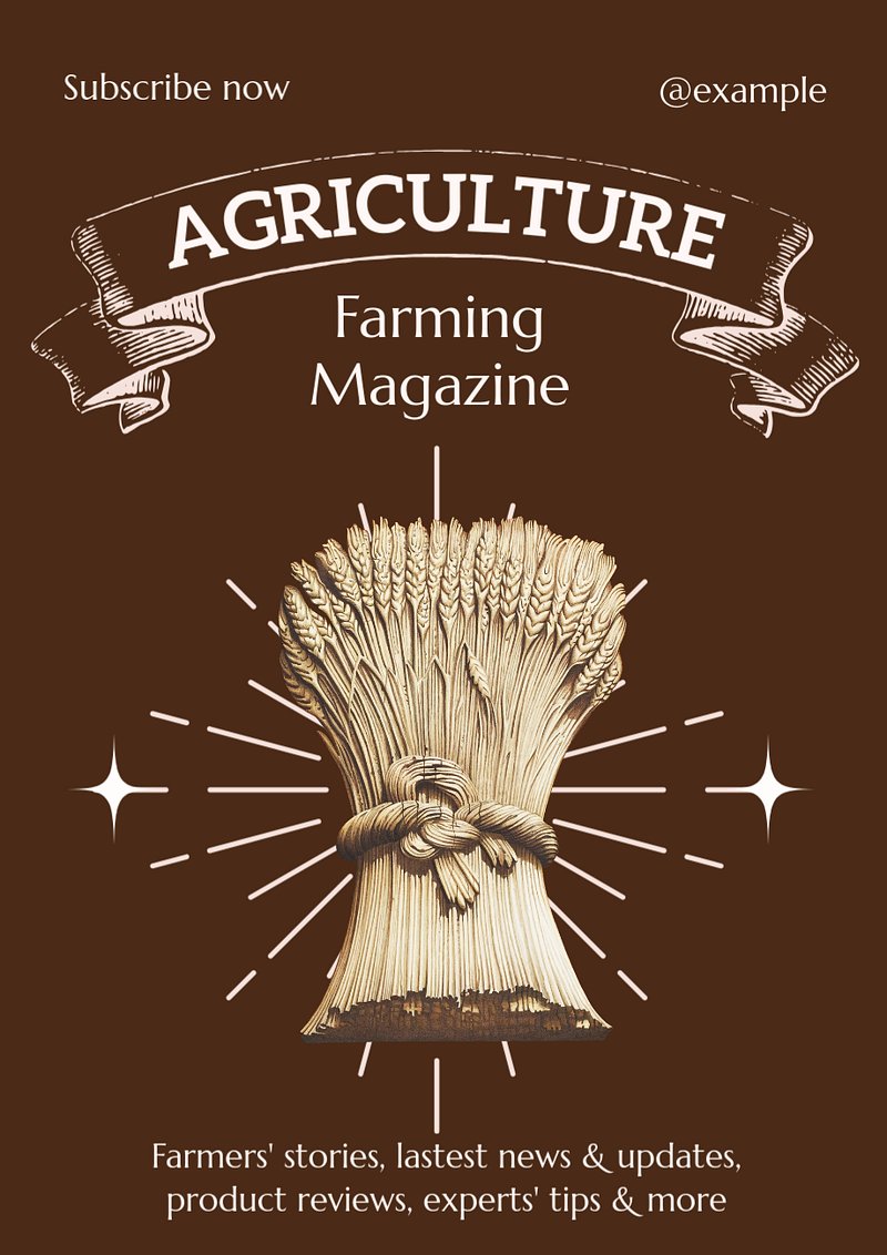 Agriculture & farming poster template, | Premium Editable Template -  rawpixel