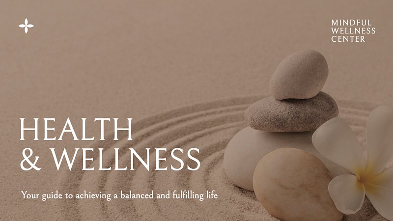 Health & wellness presentation template, | Premium Editable Template ...