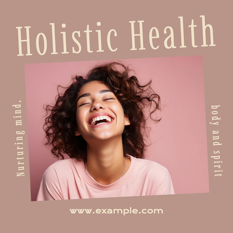 Holistic health Instagram post template | Premium Editable Template ...