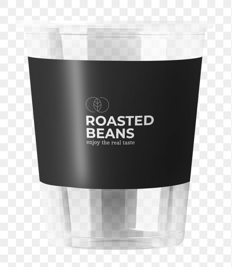 Plastic cup sleeve png mockup | Free - rawpixel