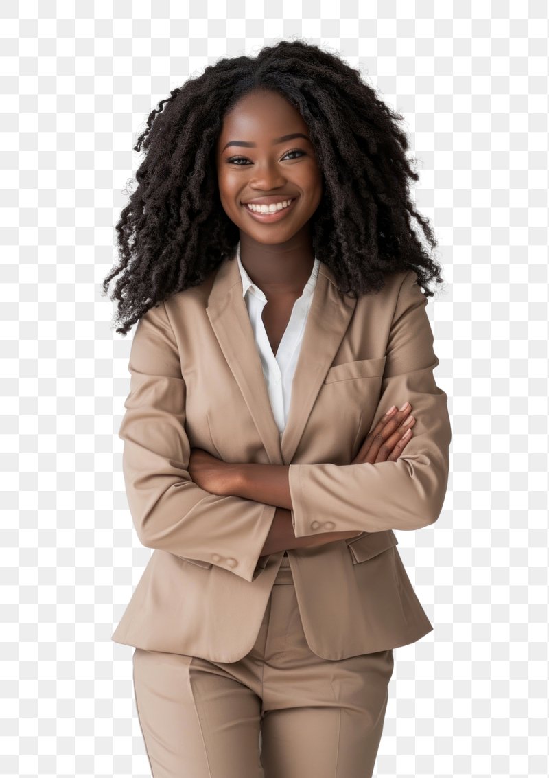 Business Woman African American , Png Download - Girl, Transparent Png - vhv