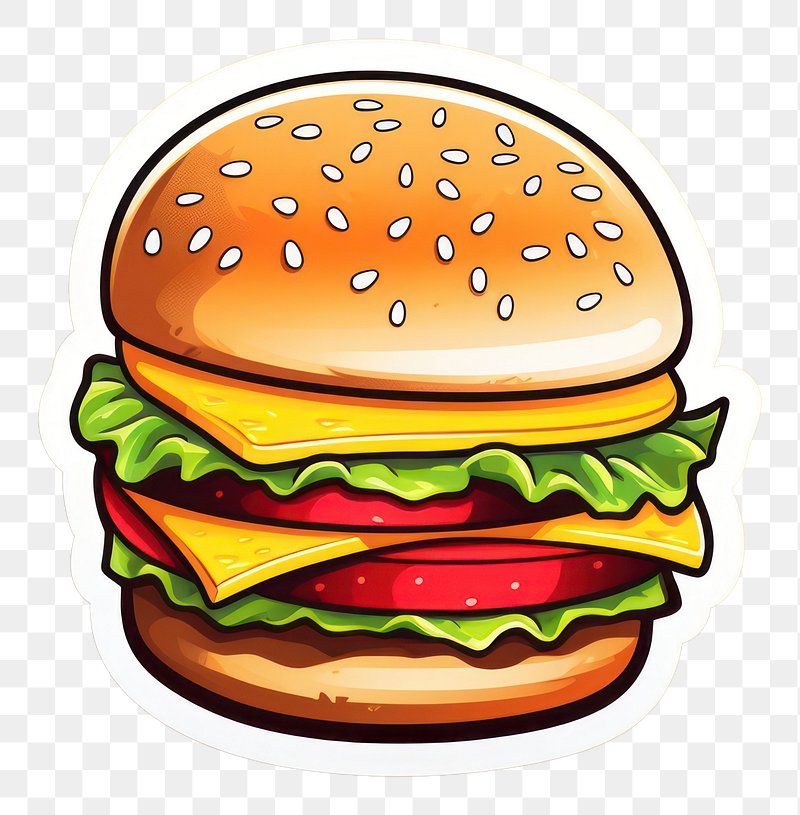 burger sticker png 20027405 PNG