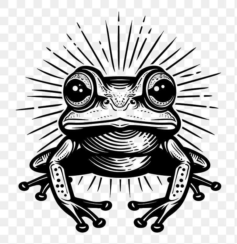 Frog Fishing Tattoo Images  Free Photos, PNG Stickers, Wallpapers
