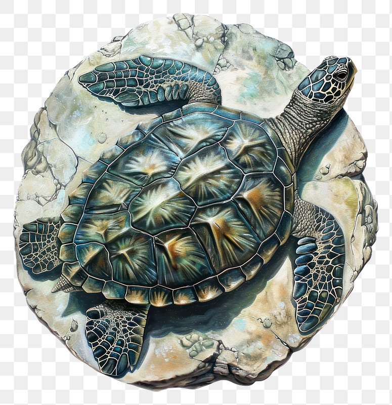 Traditional turtle art illustration | Free Photo Illustration - rawpixel
