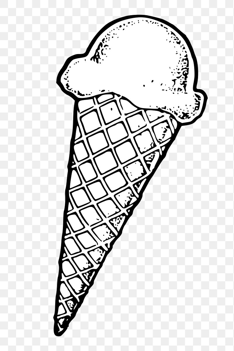 Ice Cream Cone Drawing - HelloArtsy