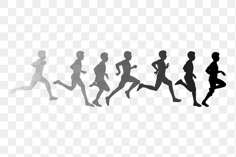 runners silhouette png