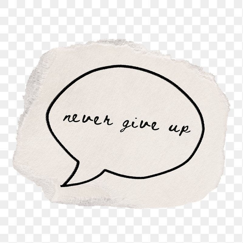 Premium Vector  Keep going & never give up lettering quotes