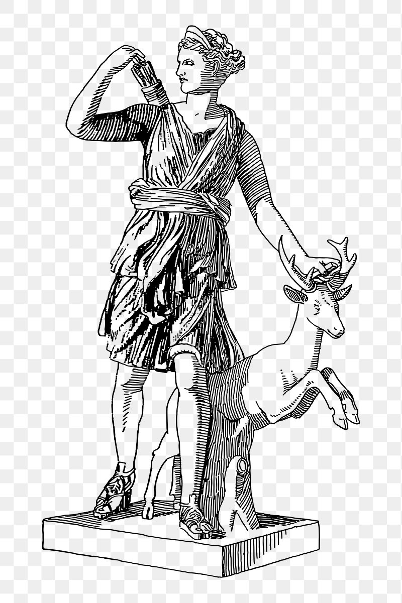 Ancient Greek Art, Greek Mythology Clipart in Minimalist Style, Greek  Goddess & Gogs Logo in PNG, Planner Stickers Digital Download (Download  Now) 