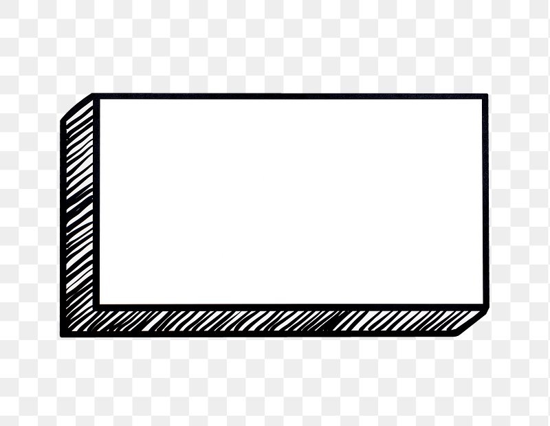 rectangle clipart black and white