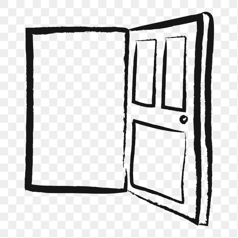 GIF Drawing Door Animation Stick figure, Cartoon, Worksheet, Line, Logo,  Rectangle transparent background PNG clipart