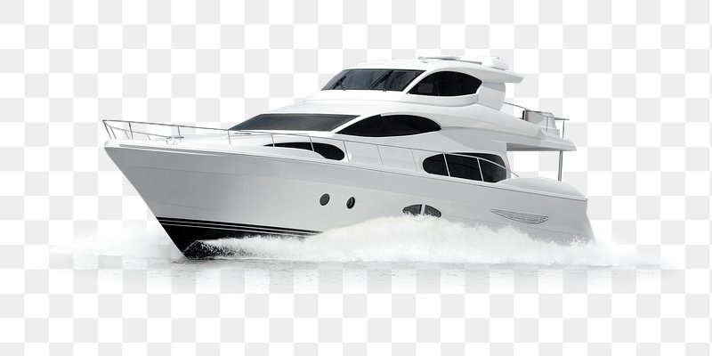 Cartoon Speedboat Yacht PNG Images