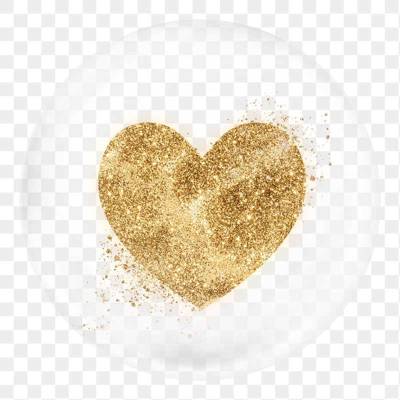 Gold glitter heart seamless pattern hi-res stock photography and