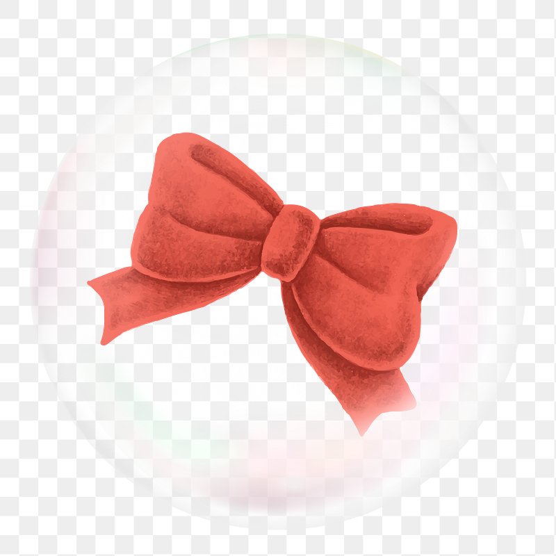 Bow stickers PNG - Watercolor Red ribbon Digital Stickers