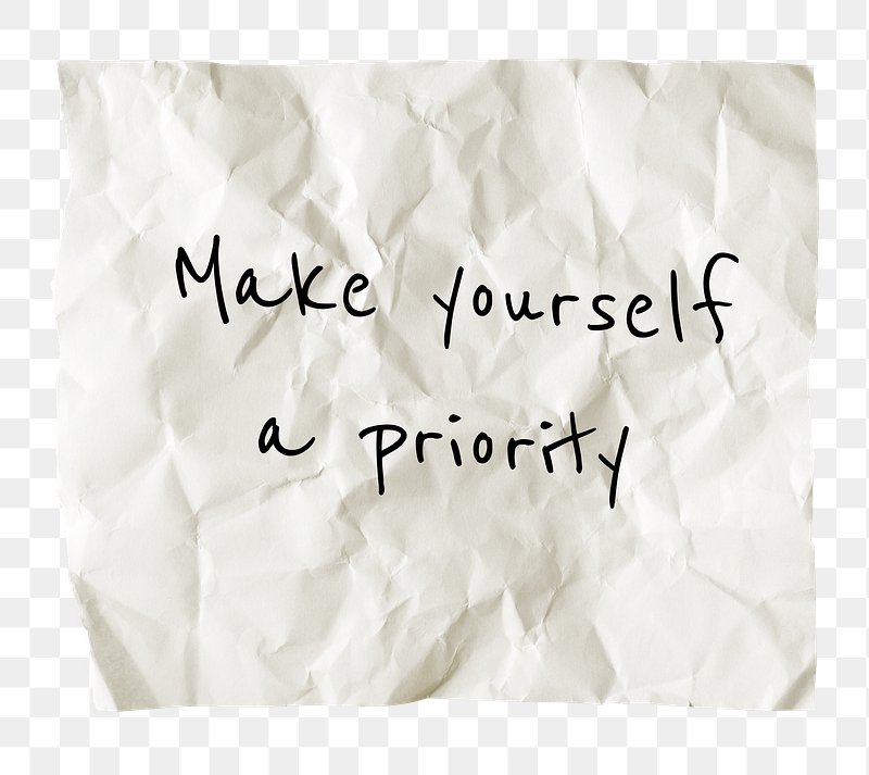 Make Yourself a Priority Motivational Stickers, Inspirational