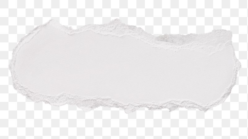 White torn paper isolated on a transparent background 21397289 PNG