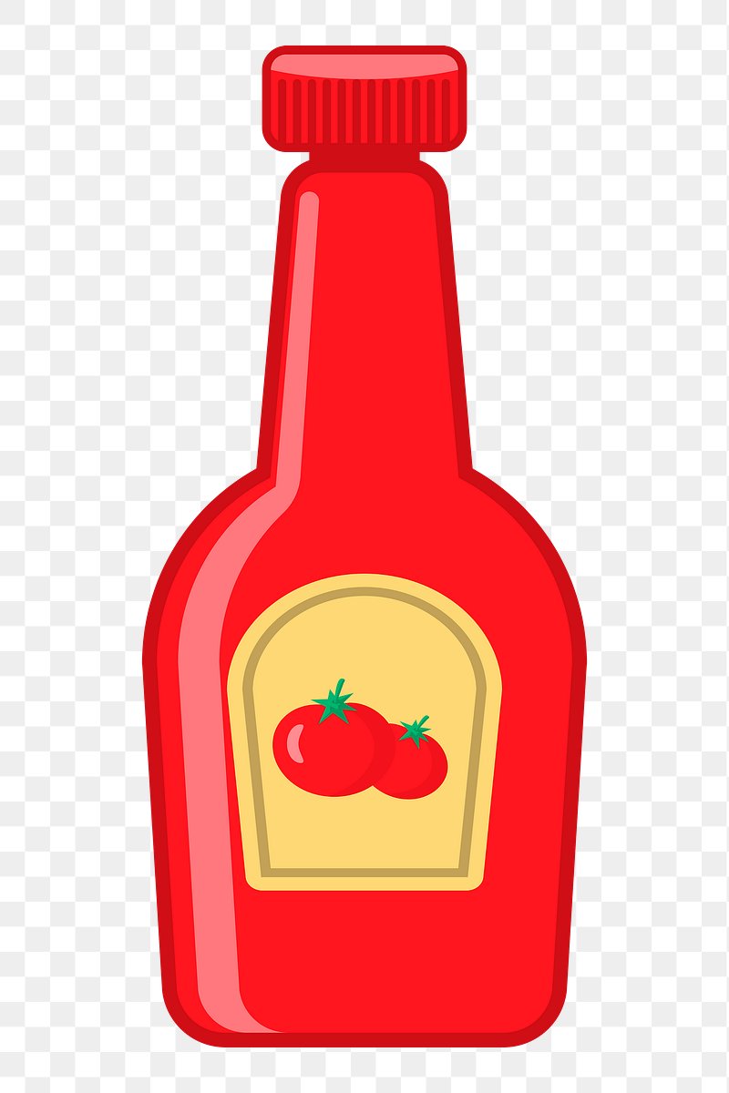 Ketchup Bottles Clipart Transparent Background, Tomato Ketchup Bottle Icon,  Illustration, For, Product PNG Image For Free Download